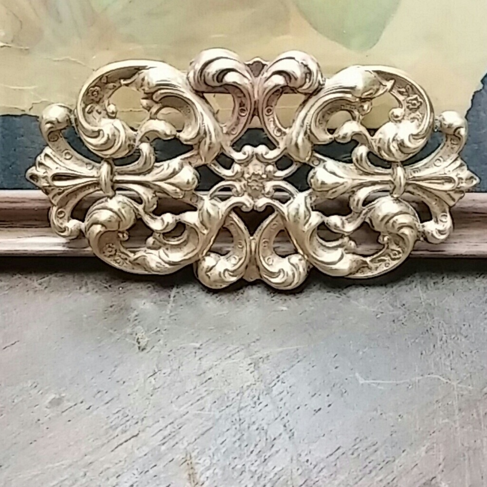 Antique Brass Brooch